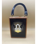 Wooden Onyx Reserve Cigar Box Purse Hand Crafted Black Handle SGK Signed - $22.27