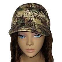 NAPA Outdoors Camo Camouflage Baseball Cap Hat Adjustable In Back - $12.75