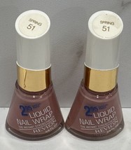 2 Revlon Liquid Nail Wrap Polish Strengthener - 51 Spring - 3/8 oz - $503.42 MXN