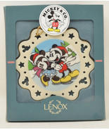 Lenox Mickey and Minnie Christmas Ornament NIB - $29.70