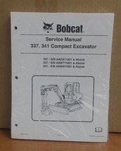 Bobcat 337, 341 Compact Excavator Service Manual Shop Repair Book 6986746 - $66.24