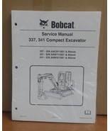 Bobcat 337, 341 Compact Excavator Service Manual Shop Repair Book 6986746 - $1,236.98 MXN
