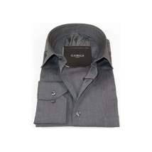Men's Shirt Hankie CASILA Turkey Cotton Blend 501770-06 Charcoal Oxford Texture image 3