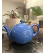 Rare - Vintage Palacio Ceramic Teapot Blue - Farmhouse &amp; Cottage Decor - €15,80 EUR