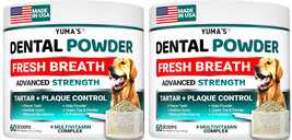 2 Dog Dental Powder - Breath Freshener - Dog Teeth Cleaning Powder Tarta... - $29.95