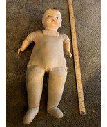 Vintage IN Horsman Composition Cloth Baby Boy Character Doll 21&quot; High An... - £54.12 GBP