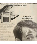1964 Remington Lektronic 2 Shaver Advertisement Razor Facial Hair Care D... - $35.02 CAD