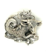 Vintage Sterling Signed by Cini Modernist Taurus Zodiac Horoscope Shape ... - £58.05 GBP