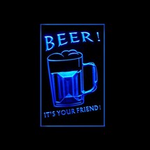 170236B  Beer Icy Barrel Bartender Alcoholic Frosty Mug Appetizer LED Li... - £17.57 GBP