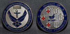 U.S.A.F. Society of Pharmacy challenge coin -  VERY LIMITED ISSUANCE! - $22.76