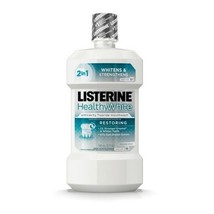 Listerine Healthy White Teeth Whitening Fluoride Mouthwash, 32 fl. oz - $1,112.32 MXN