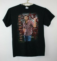 Josh Turner Country Music Tour Double Sided Black T Shirt Adult Small - $18.72