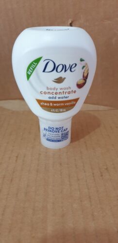 Primary image for Dove Concentrate Body Wash Refill 4oz - Shea & Warm Vanilla Scent 