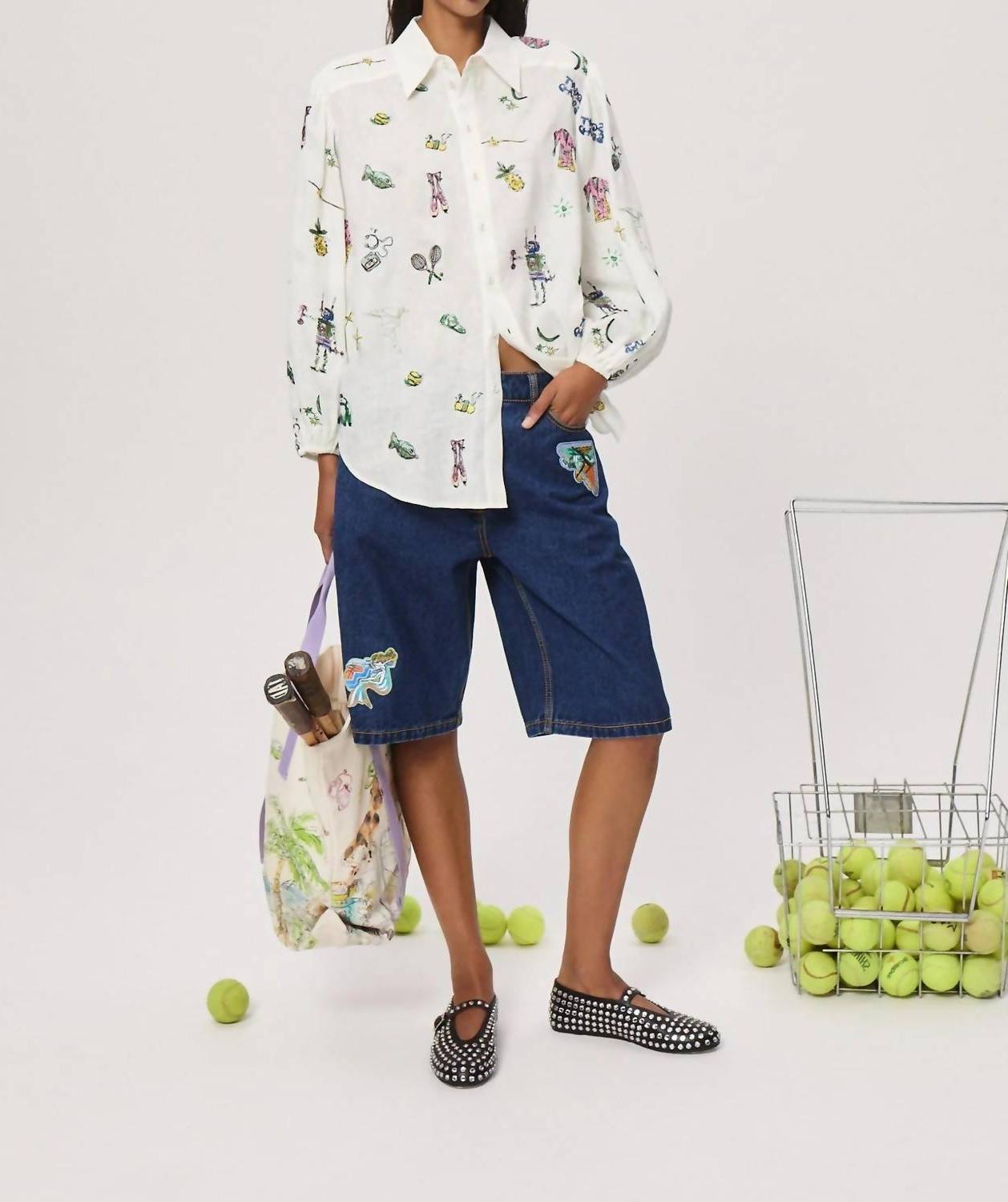 Alemais Play Embroidered Shirt Size 4 - $262.35
