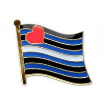 Leather Pride Flag Lapel Pin 0.5&quot; Hat Tie Tack Badge Lgbt Gay Queer Culture Bdsm - £5.55 GBP