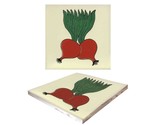 Mexican Talavera Ceramic Tiles Talavera Handcrafted - Radish -  (you sel... - $199.00