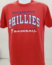 Russell Athletic Philadelphia Phillies Red Baseball T-Shirt Size M - £16.73 GBP