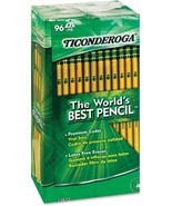 Ticonderoga Woodcase Pencil, Hb 2, Yellow Barrel, 96Ct - [Bulk Savings]. - £31.91 GBP