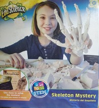 Edu Science Lab Skeleton Mystery Forensic Bone Digging STEM Ages 8+ NEW - £19.04 GBP