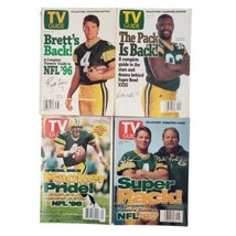 4 TV Guide Green Bay Packers 1997 Brett Favre and Reggie White Collector&#39;s ed. - £14.68 GBP