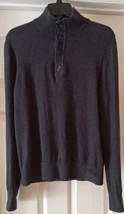 BANANA REPUBLIC CASHMERE BLEND S PULLOVER CARDIGAN DARK BLUE  - £13.45 GBP