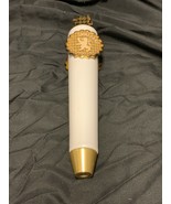 OMMEGANG BEER TAP HANDLE RARE White And Gold 12 Inches Pub Used EUC SG1 - £18.50 GBP