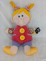 Playskool Dressy Bessy Doll Plush 14 Inch 2001 Stuffed Animal Toy - $8.95