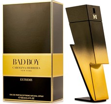 BAD BOY EXTREME * Carolina Herrera 3.4 oz / 100 ml Eau de Parfum Men Cologne - £93.70 GBP