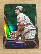 2012 Bowman Platinum Baseball Emerald Green #75 Kevin Youkilis - £4.61 GBP