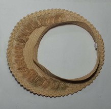 Women Natural Straw Visor size 52 (S)  Handmade in Guatemala #4 - £6.31 GBP