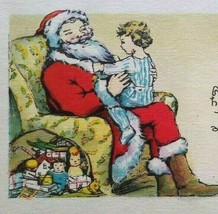 Santa Claus Christmas Postcard Metropolitan News Series 1105 Vintage Unused - £11.07 GBP