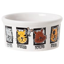 Signature Pets Housewares Mug Shots Cat Bowl, Small - $26.73