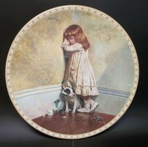 Victorian Childhood Charles Burton Barber Porcelain Plate Royal Doulton - $11.88