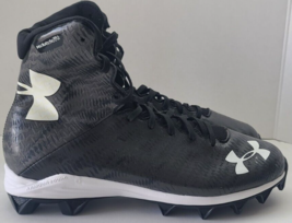 Under Armour Mens Highlight RM 1258027-001 Black Football Cleats Shoes Size 11.5 - £44.13 GBP
