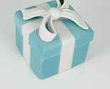 2&quot; Small Tiffany Blue Trinket Gift Box Ceramic Bone China Porcelain Jewe... - £143.52 GBP
