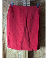 Katherine Kelly size 8 red silk skirt with acetate lining - €19,58 EUR