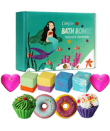 Bath Bombs for Kids 10Pcs, Bath Bomb Gift Set, Girls Bubble Bath Natural... - £24.91 GBP