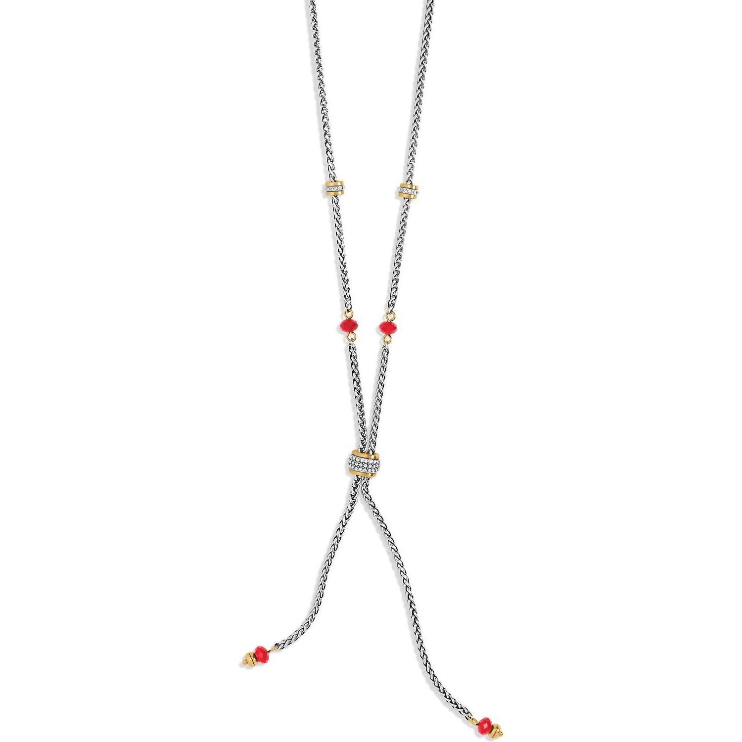 Brighton Women&#39;s Meridian Two Tone Petite Y Necklace Size One Size - $63.36