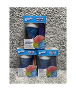 Kool Aid Snow Cone Party Kit 60 Cups &amp; 60 Spoon Straws 3Pk Bundle Set New - £23.12 GBP