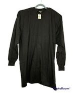 Men’s 4XL Big Tall Galaxy by Harvic Long Sleeve Cotton Tee T-Shirt Black... - $26.05