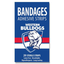 AFL Bandages Western Bulldogs 20 Pack - $67.40