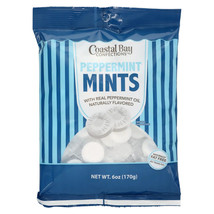 3 BAGS Of  Coastal Bay Confections Peppermint-Flavored Mints, 6 oz. - £11.56 GBP