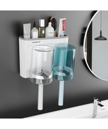 NPET Toothbrush Holder for Bathroom,2 Cups Toothbrush Holder Set Wall Mo... - €19,45 EUR