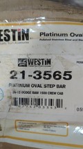 New Westin black Nerf Bars 2009-2024 Ram Trucks Crew Cab no hardware 21-... - £131.45 GBP