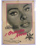 The Black Orchid - M.RITT - S.LOREN - A.QUINN - Original Poster - 1958 - £116.87 GBP