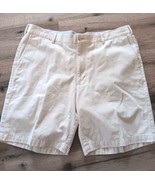 Peter Millar Golf Chino Shorts Men&#39;s 38 Tan Khaki Performance Crown - $33.92 CAD