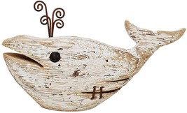 Nautical Whale Rustic Ocean Sea Beach Themed Whale Decoration,Handcrafted... - £15.62 GBP