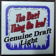 Miller Genuine Draft Light The Best Thing On ice! Pin - £3.89 GBP