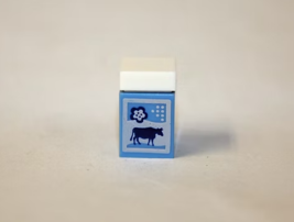 MBricks White Milk Carton drink box DIY piece for Collection Movie Minifigures - $3.50