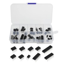 Micro Traders 50Pcs 10 Types Integrated Circuit Chip Assortment Kit Low ... - $786.66 MXN
